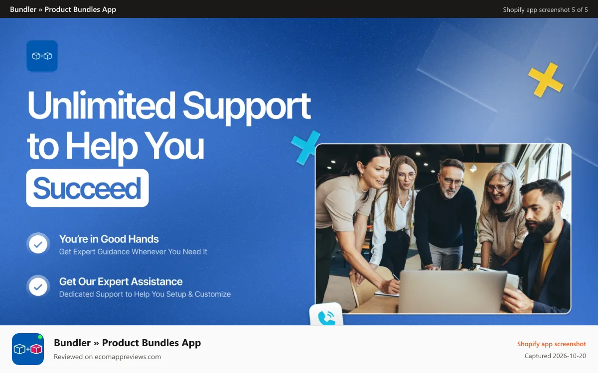 Bundler » Product Bundles App Shopify app screenshot: Bundler™ app helps you to increase average order value
