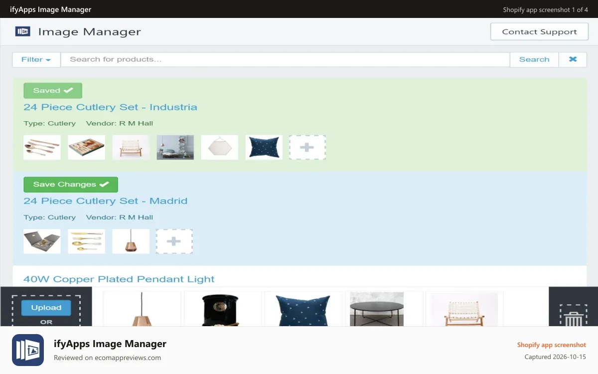 ifyApps Image Manager Shopify app screenshot: Image Manager