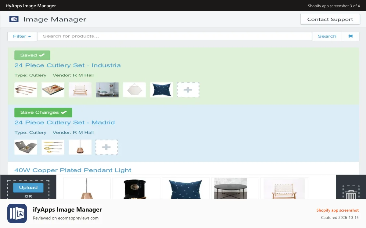 ifyApps Image Manager Shopify app screenshot: Image Manager Screenshot 2
