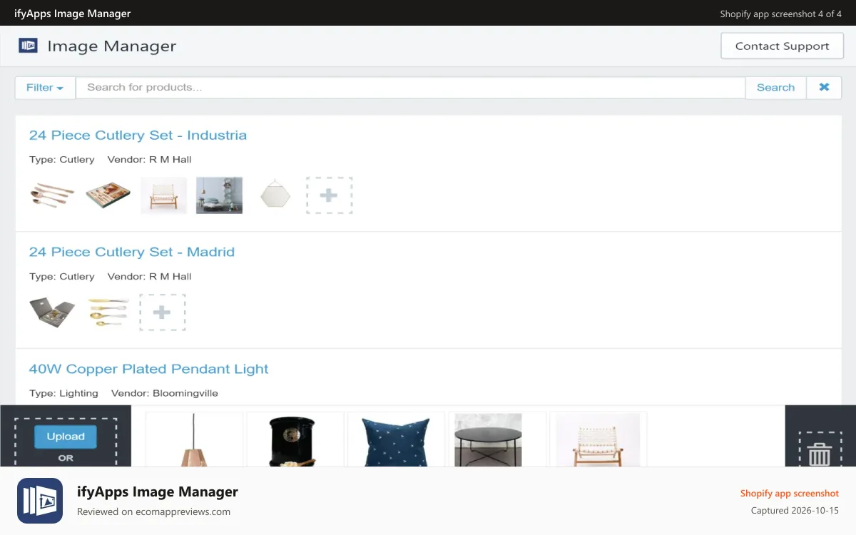 ifyApps Image Manager Shopify app screenshot: Image Manager Screenshot 3