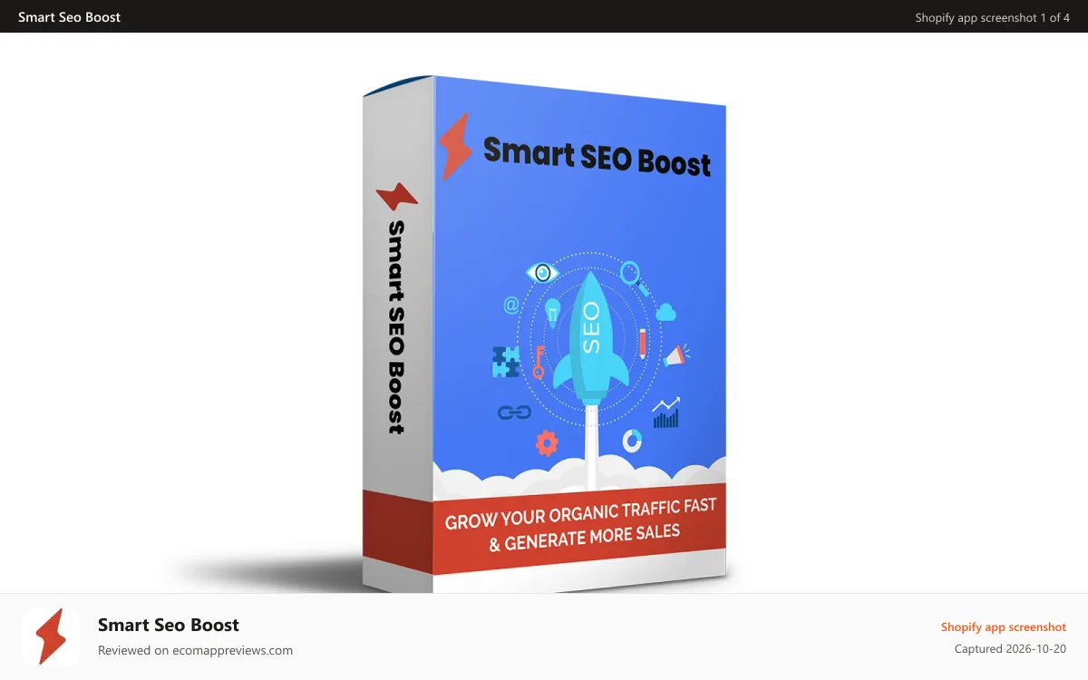 Smart Seo Boost Shopify app screenshot: Smart SEO Boost Featured Image